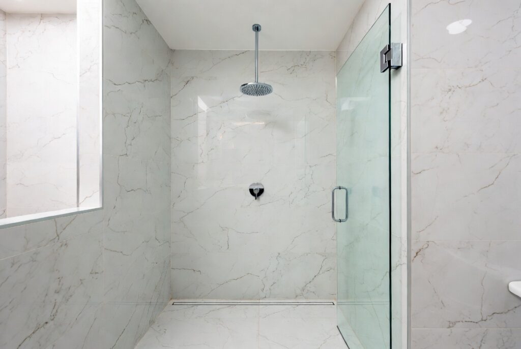 The Frameless Glass Shower
