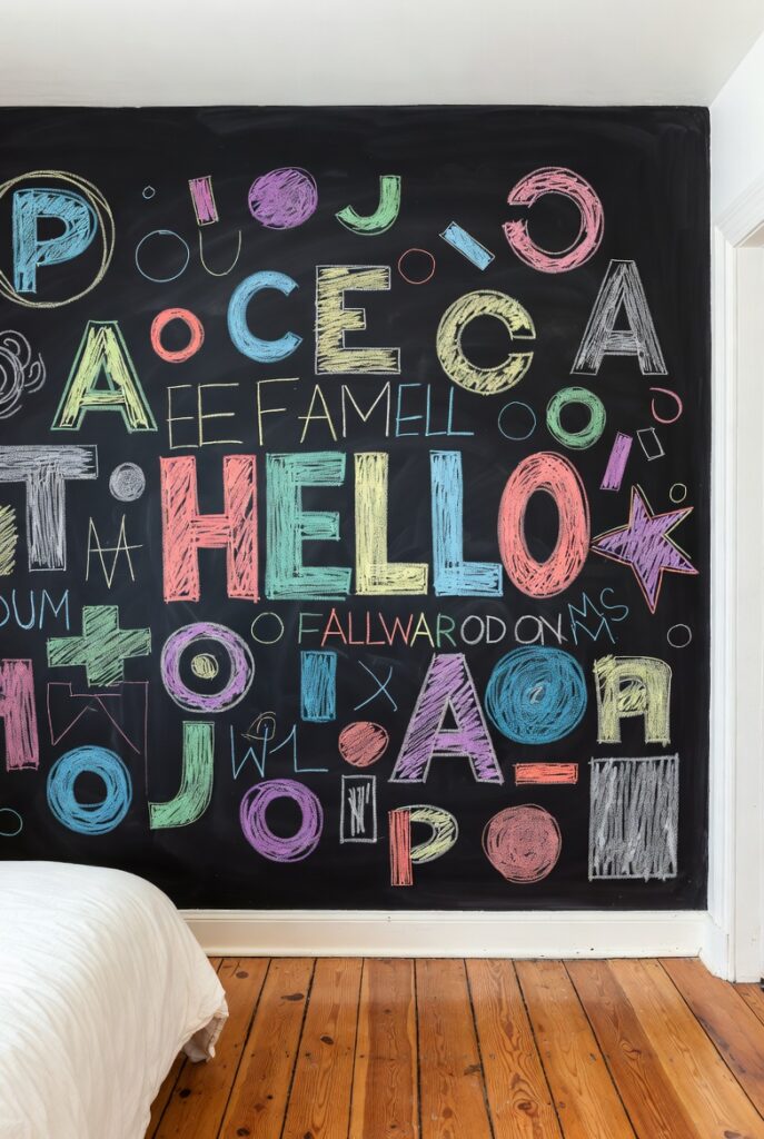 Chalkboard Wall Decal (Changeable Art)