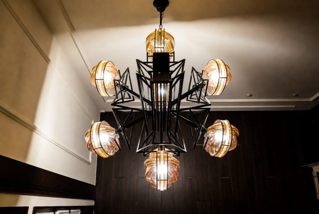 Add a Geometric Chandelier or Pendant Light