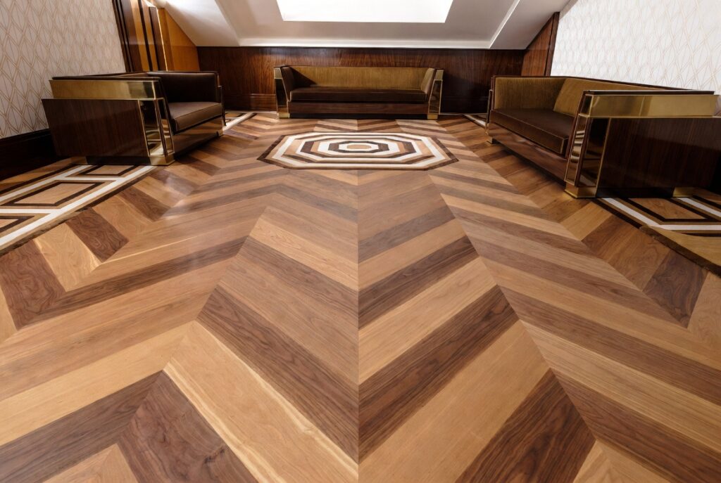  The Chevron Wood Floor