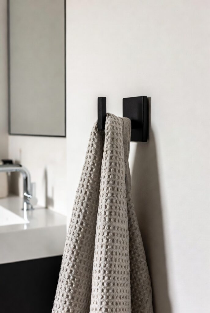 Swap Your Towel Ring for a Decorative Hook