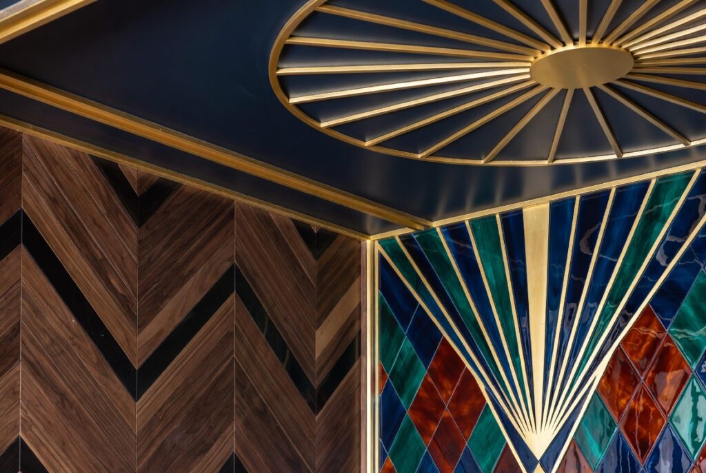 Add Geometric Patterns (Chevron, Diamond, or Fan)