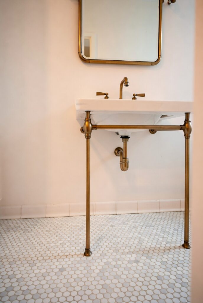 Penny Round Tiles: Vintage Charm with Modern Grip