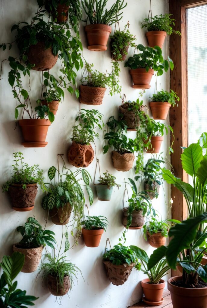 Hanging Plant Wall (Living Art)