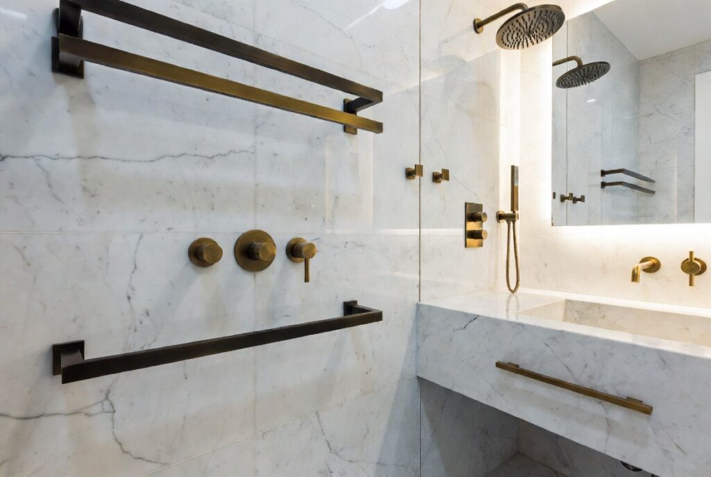 Brass or Matte Black Plumbing Fixtures