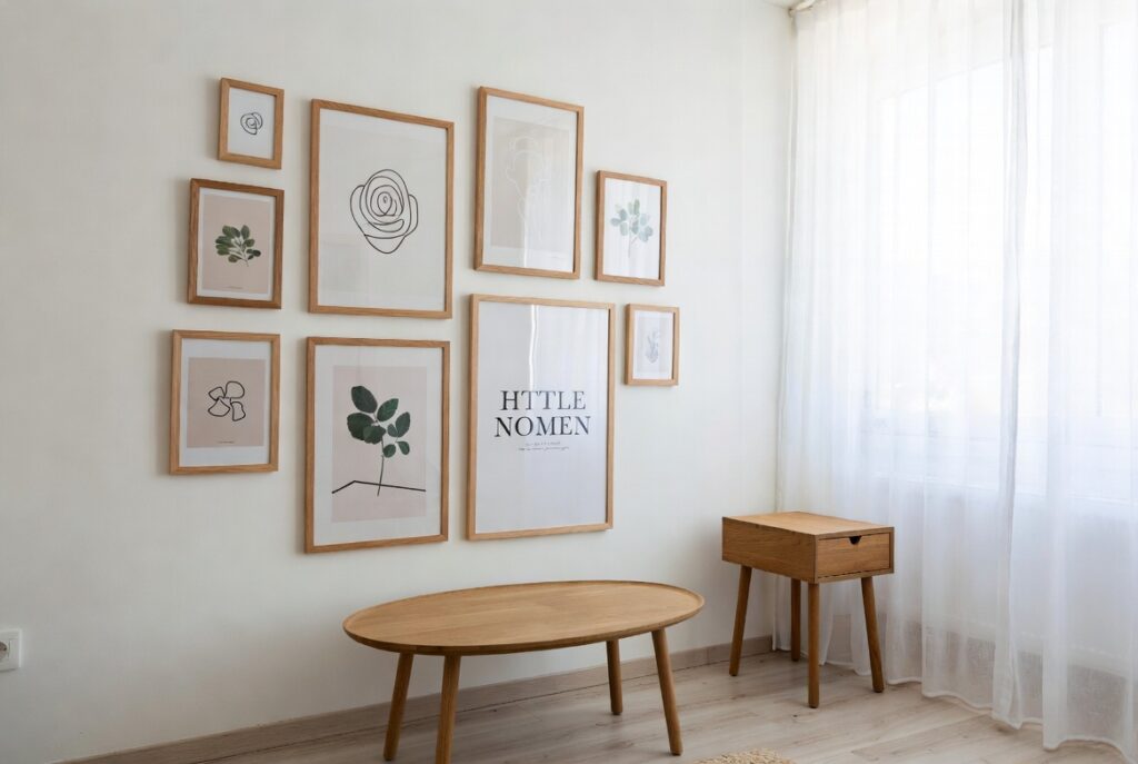 The Asymmetrical Scandi Wall