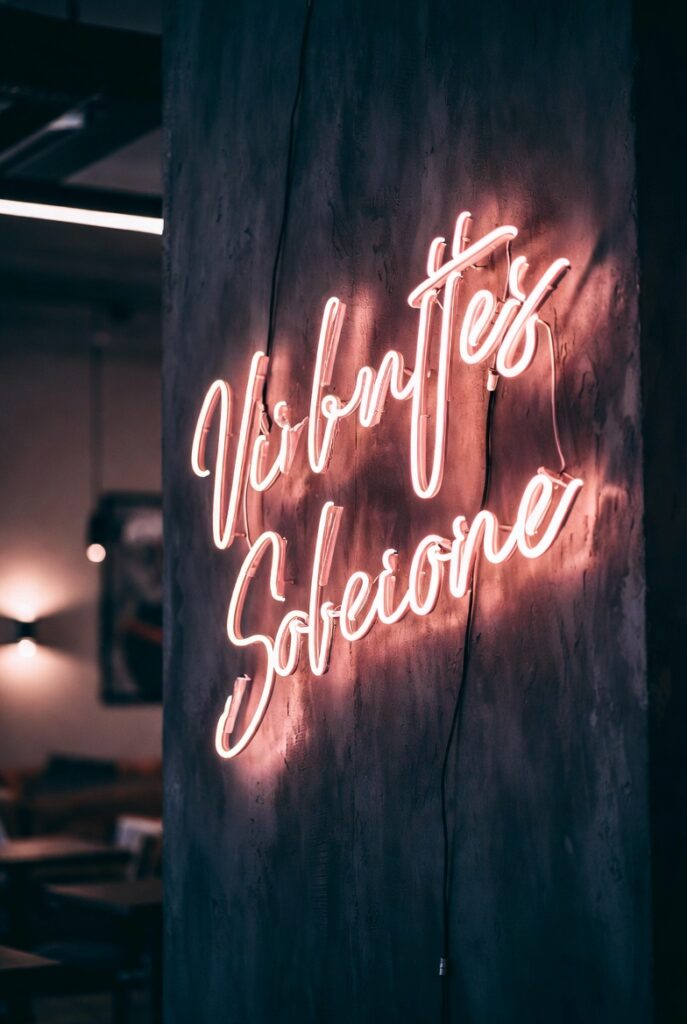 Neon Sign or LED Lettering