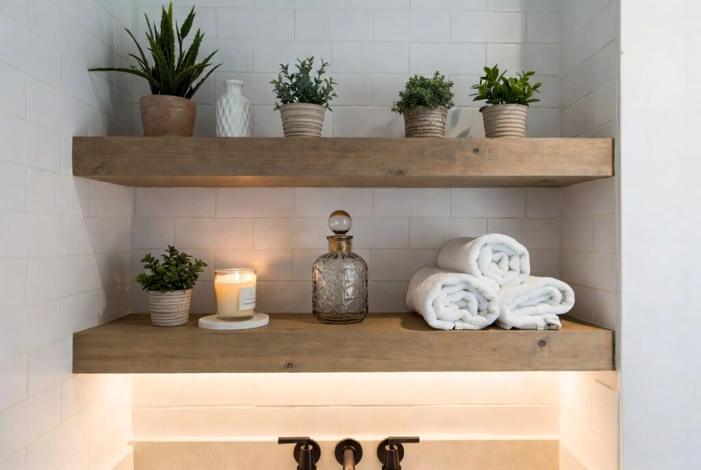 Install a Small Shelf for Extra Storage