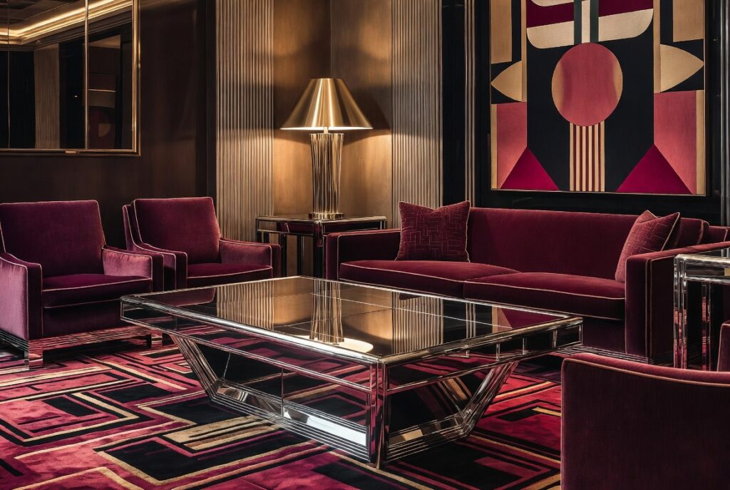 The Chrome and Glass Coffee Table
