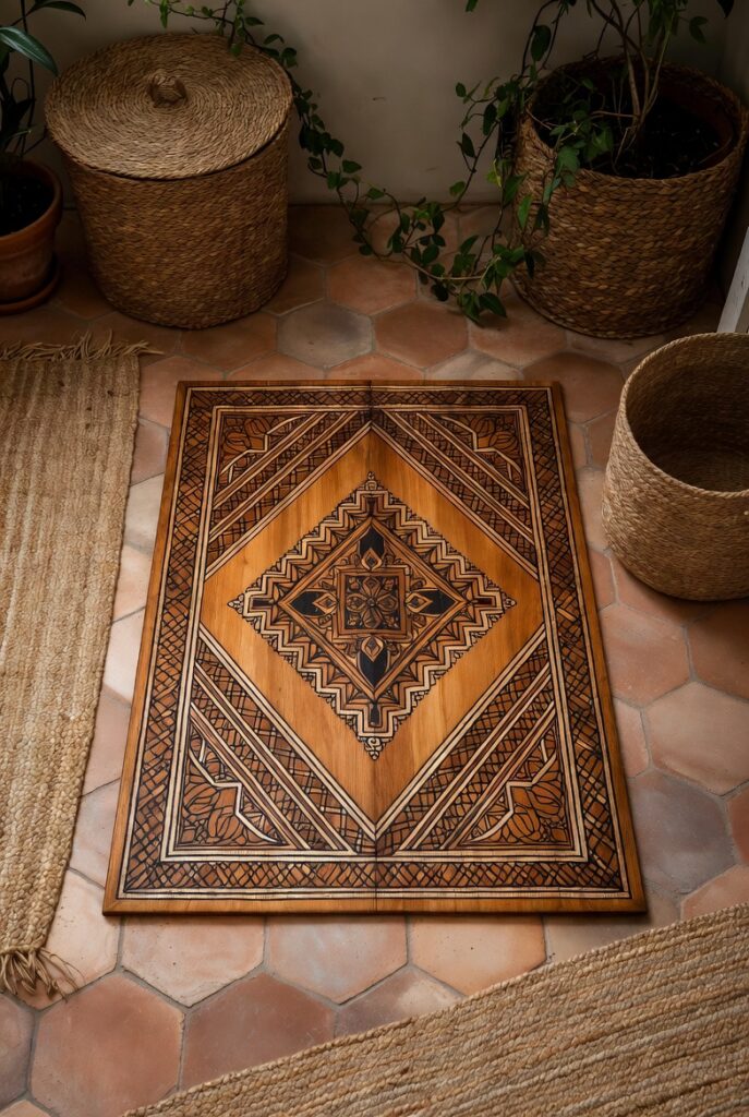 The Moroccan Ladder or Wooden Bath Mat