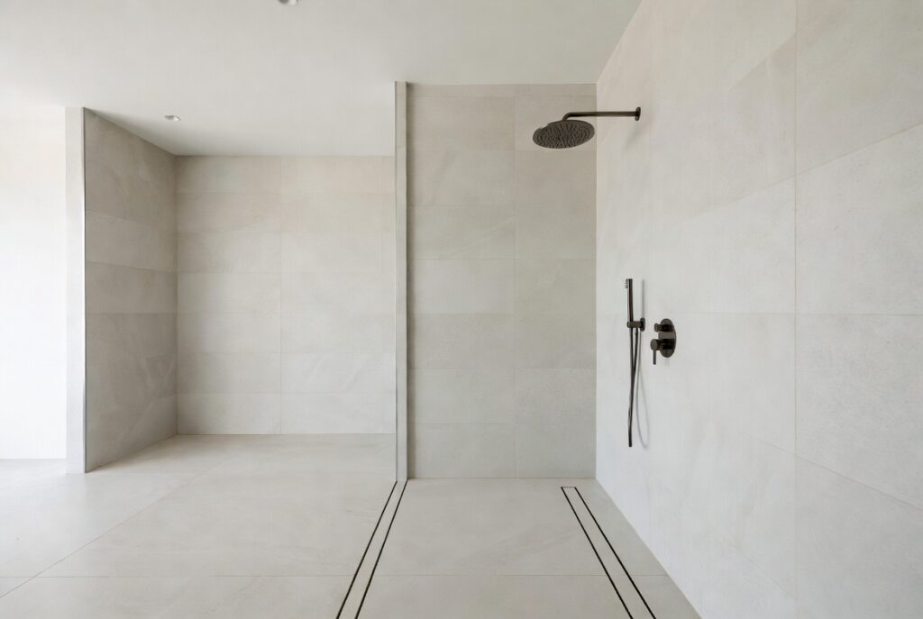 Curbless Walk-In Shower