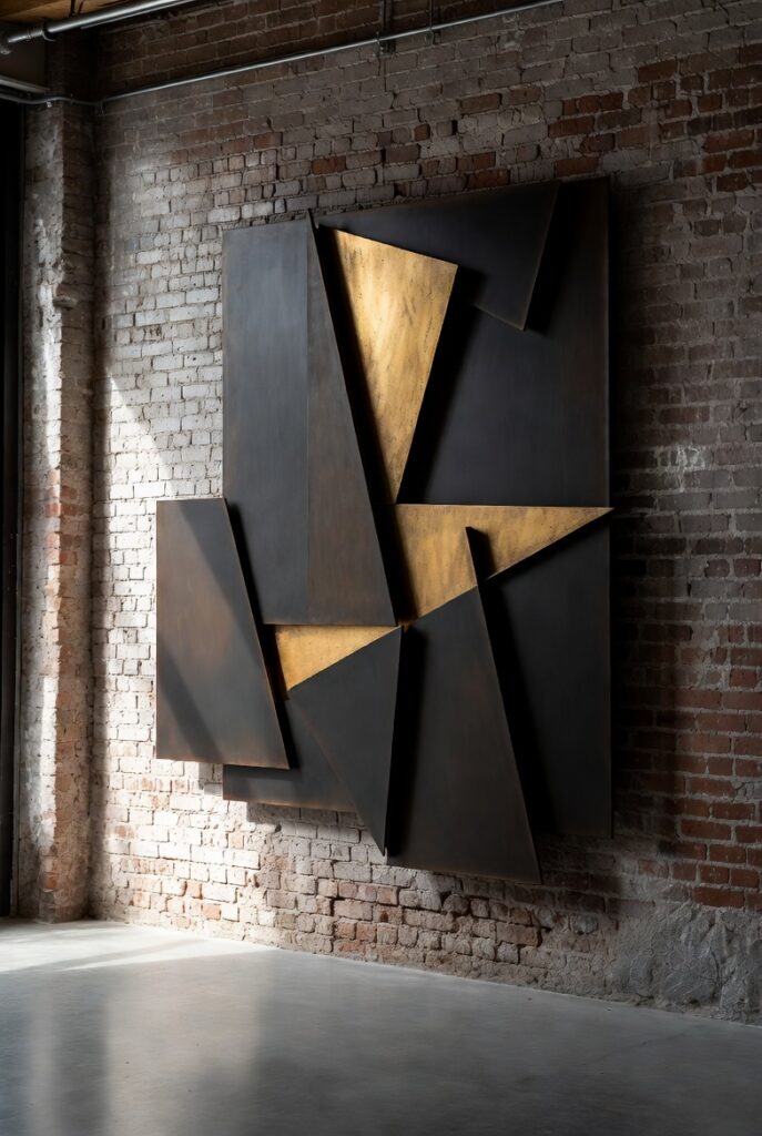 Metal Wall Sculpture (Industrial Edge)