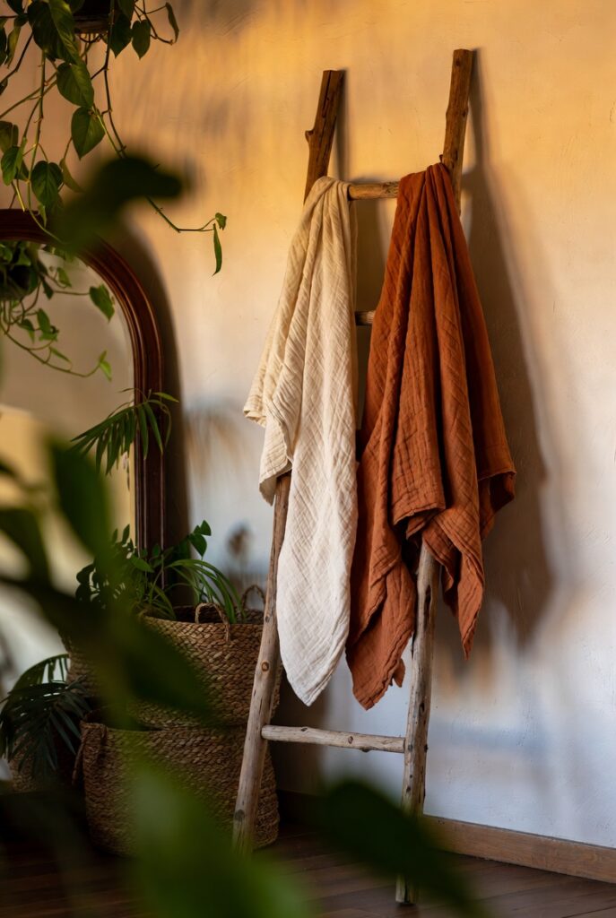  Ladder Storage for Towels