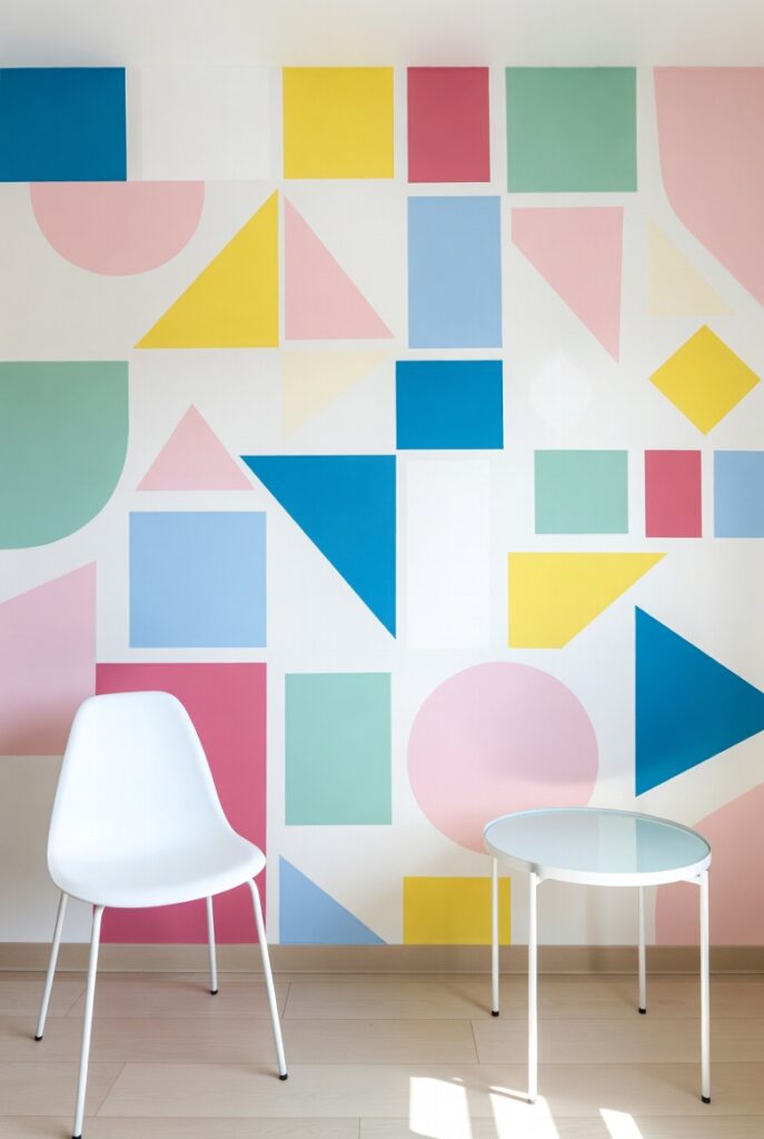 Washi Tape Wall Mural