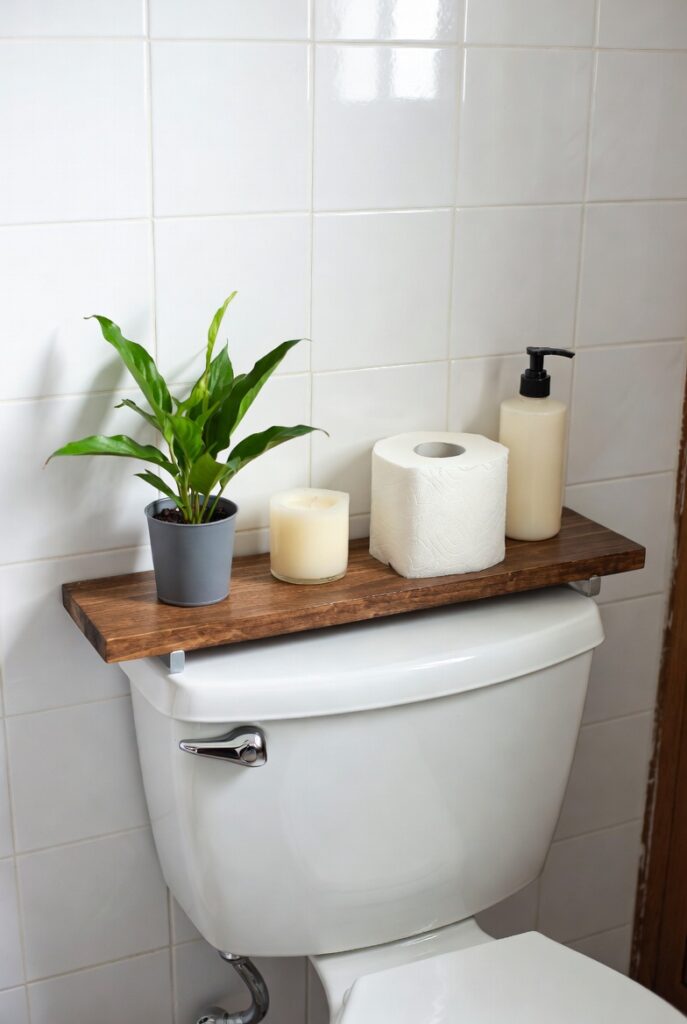 Toilet Tank Shelf