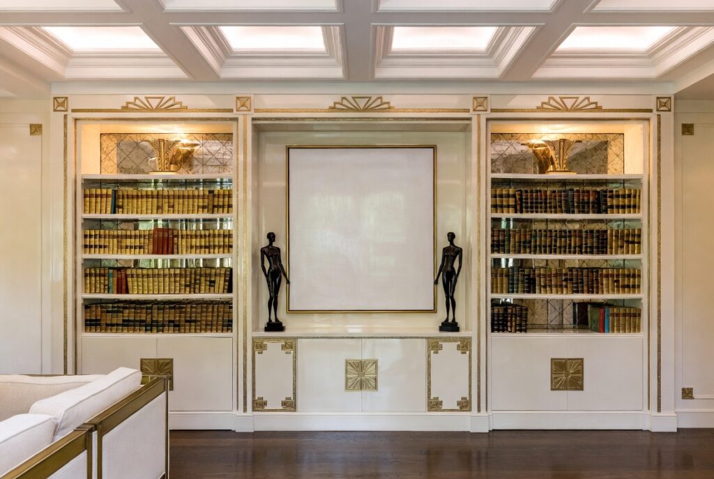 The Symmetrical Bookshelf Display