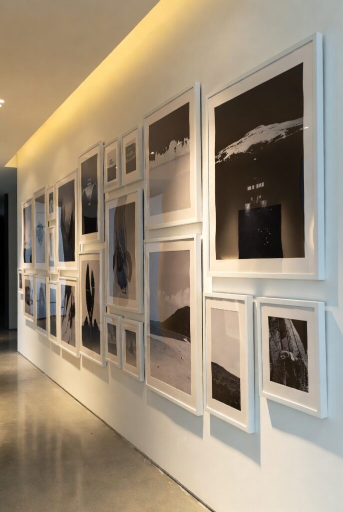 Classic Black and White Gallery Wall