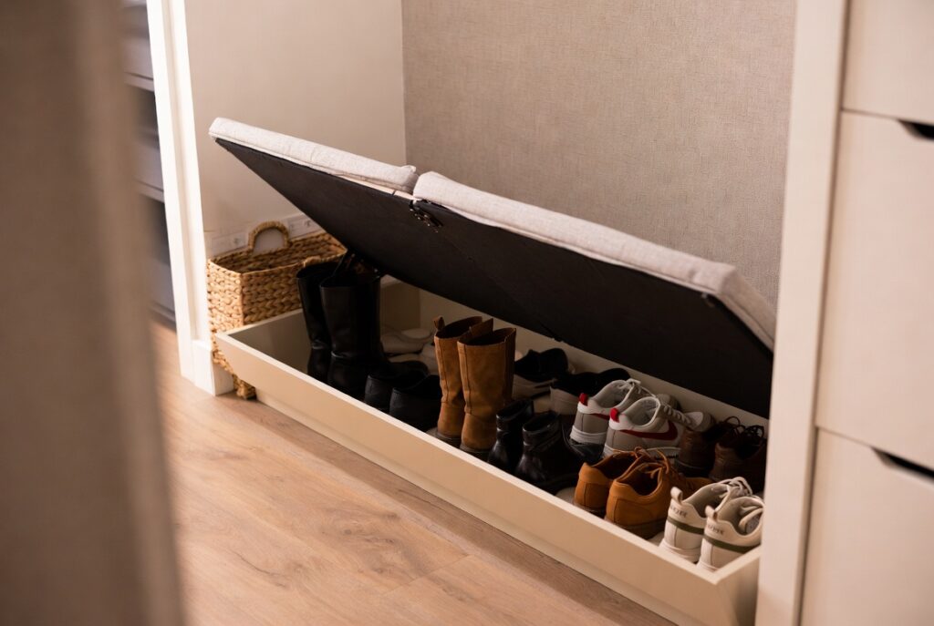 Under-the-Bench Storage (Sit and Stash)