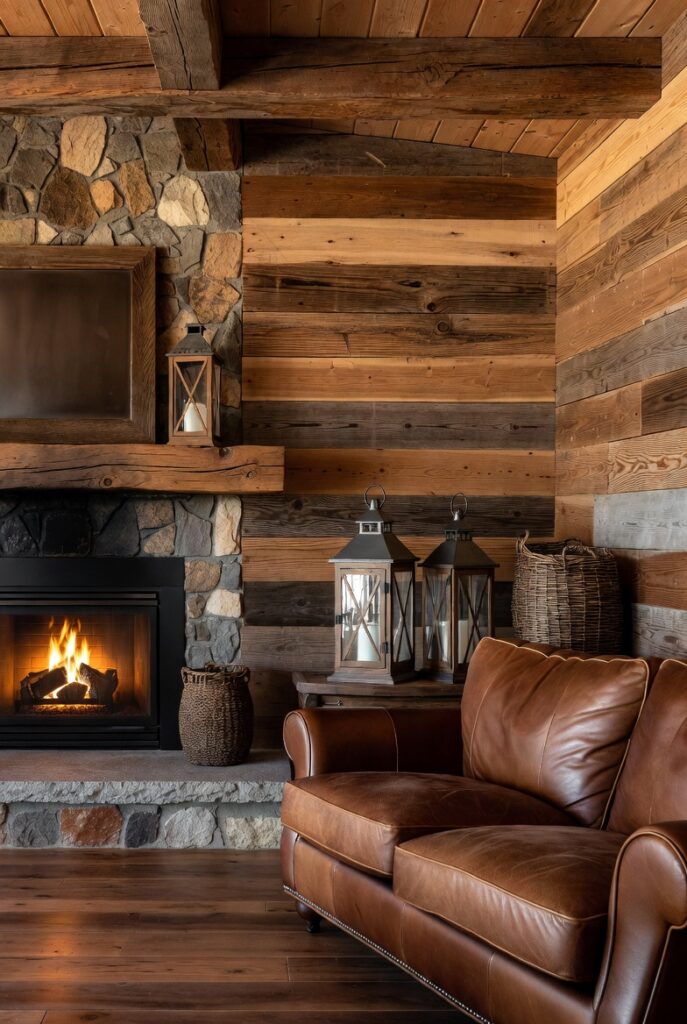 Reclaimed Wood Wall