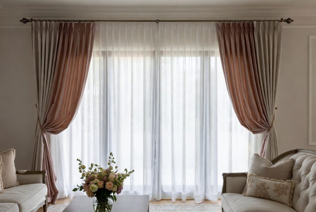 Layered Looks: Combining Sheers and Drapes