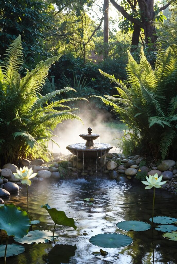  Install a Water Feature (Even a Small One)