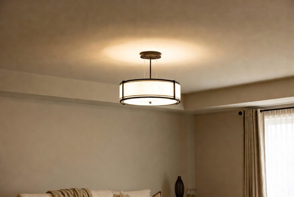  The Semi-Flush Mount Light (For Standard Ceilings)