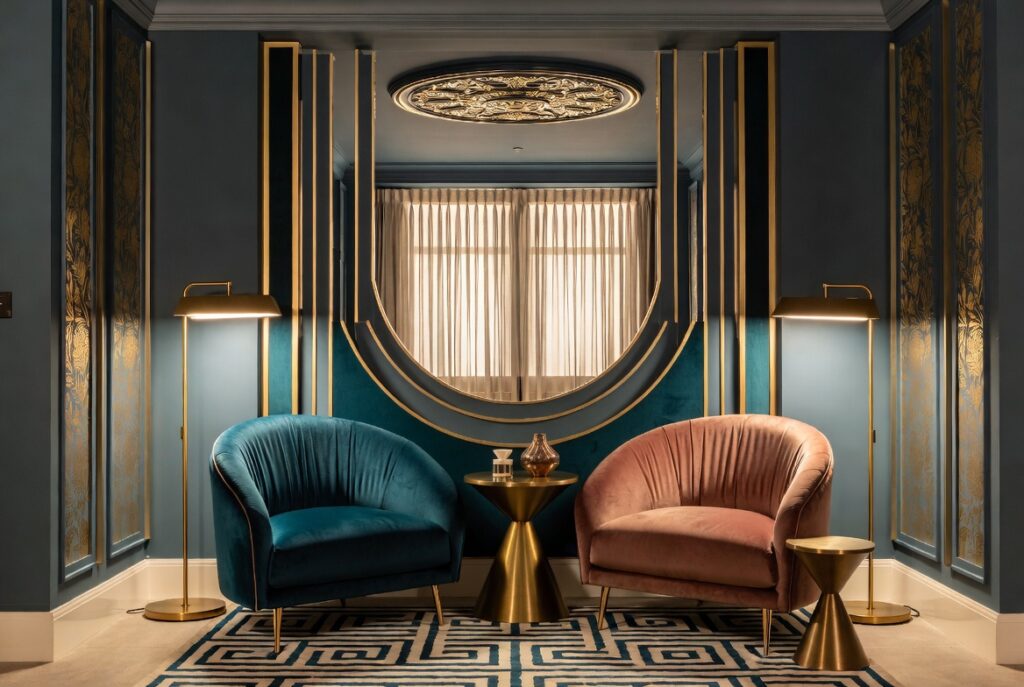  The Velvet Armchair Pair