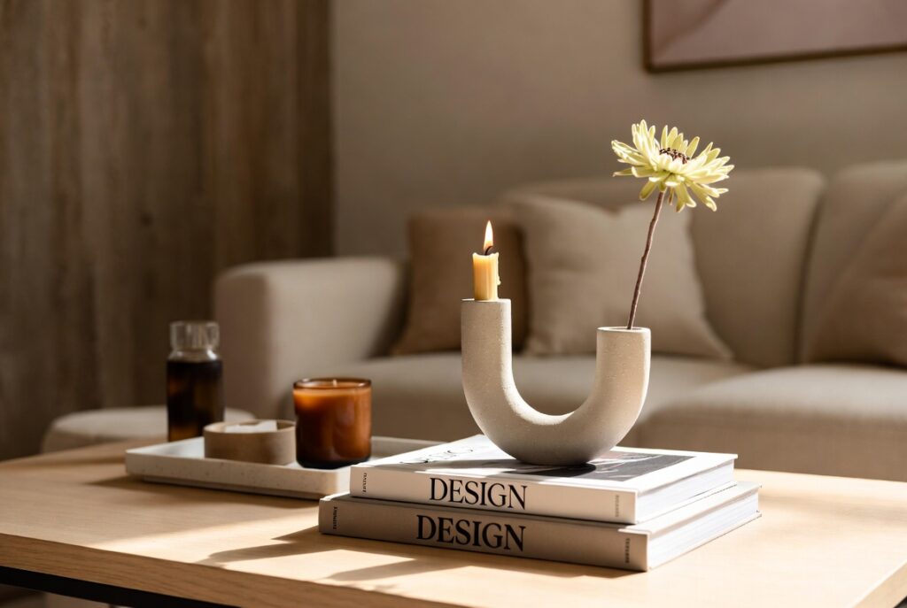 The Curated Coffee Table (Not a Clutter Zone)