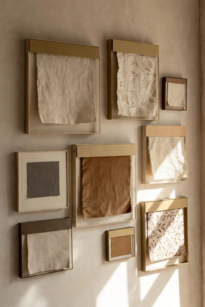 Framed Fabric Swatches (Budget Savior)