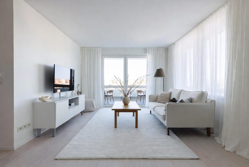 The Minimalist Monochrome Rug (For Scandinavian Style)
