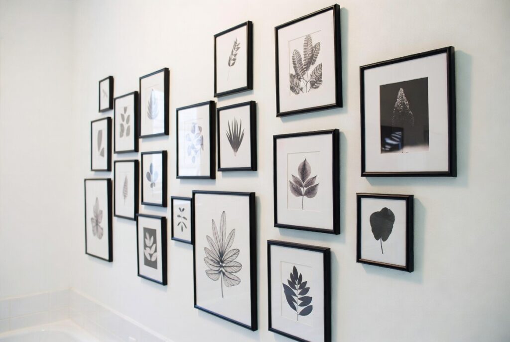 Gallery Wall of Small Prints