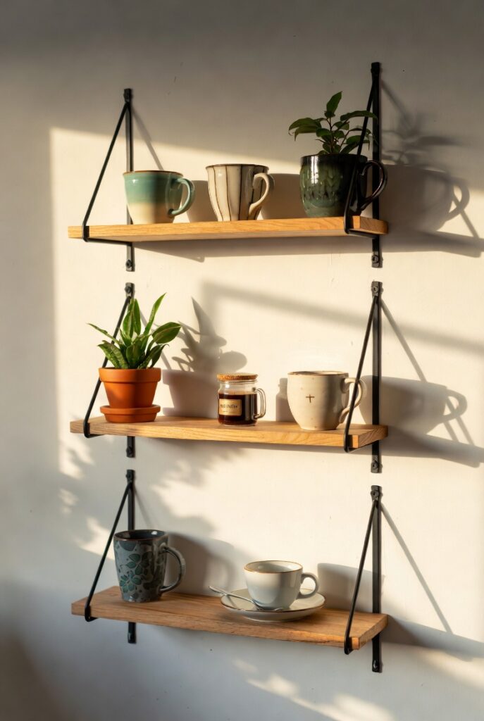Floating Shelves for Mugs