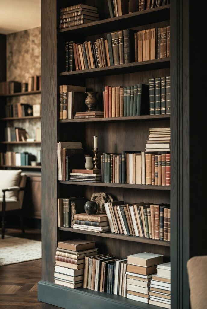 Mix Vertical and Horizontal Book Stacks