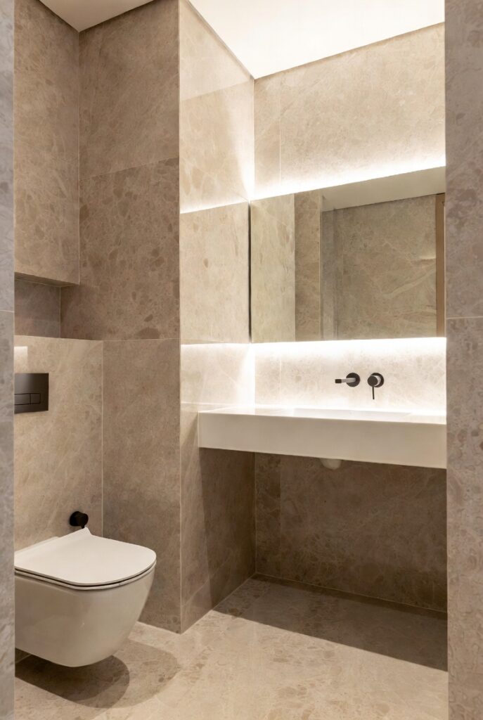  Fewer Grout Lines, More Elegance