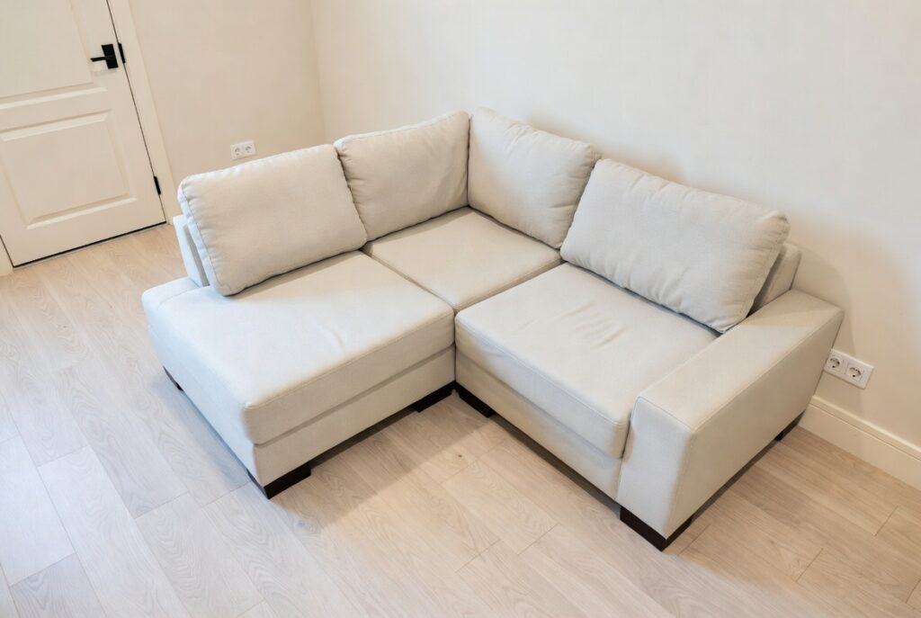 The Two-Piece Sectional for Awkward Room Shapes