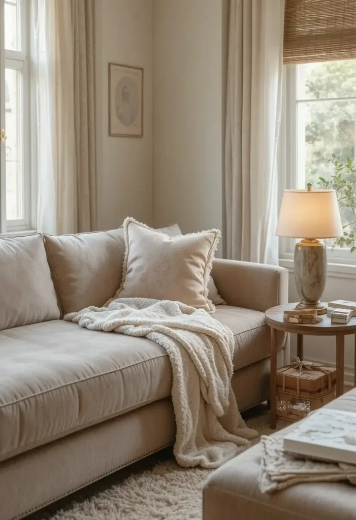 Borrow One End of Your Sofa Tiny Reading Nook Ideas