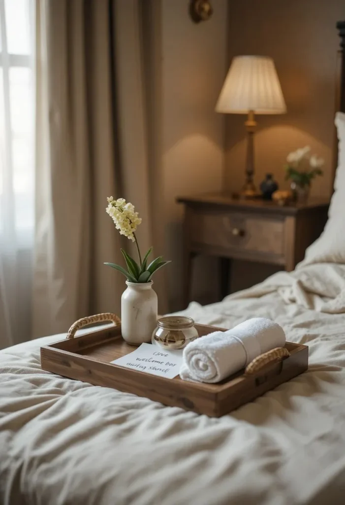 Add a Personal Welcome Touch Add a Personal Welcome Touch Tiny Guest Room Ideas