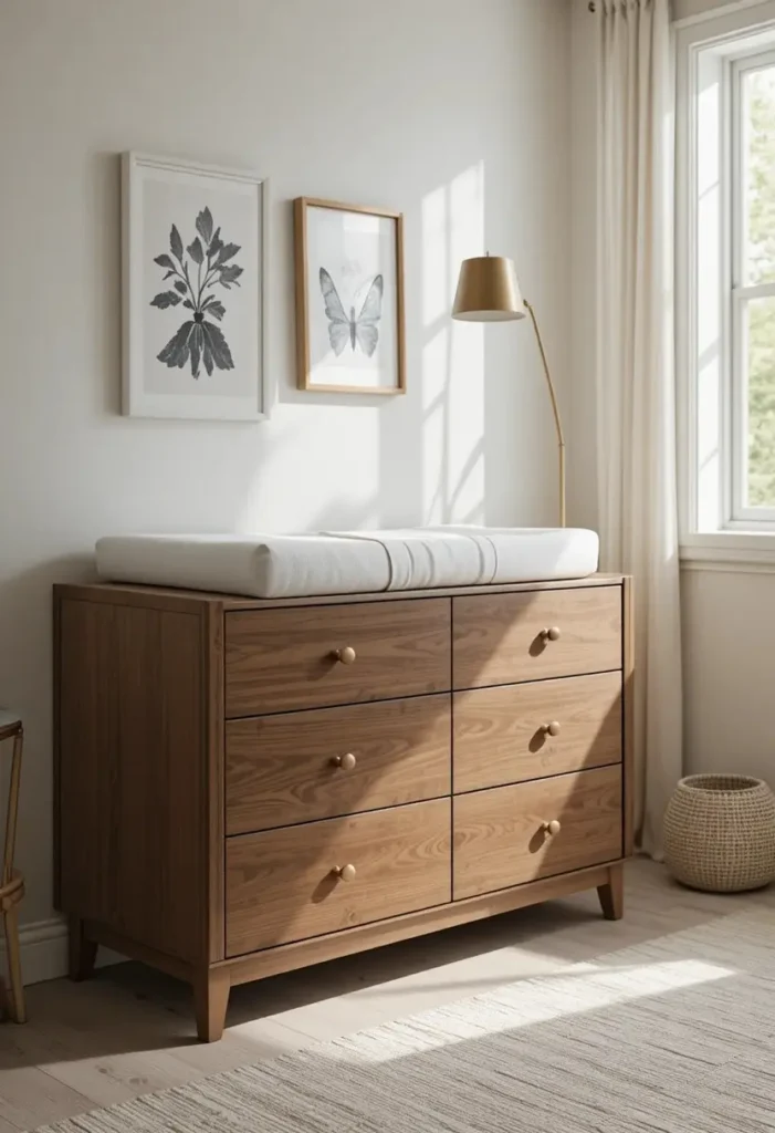Choose Multi-Functional Furniture Tiny Nursery Ideas