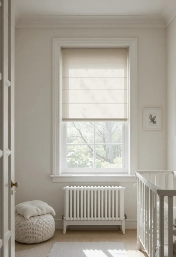 Keep Window Treatments Simple Tiny Nursery Ideas