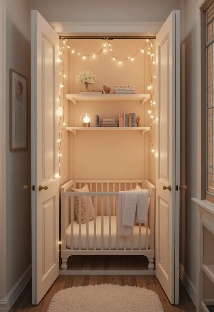  Use a Closet as a Micro-Nursery Tiny Nursery Ideas