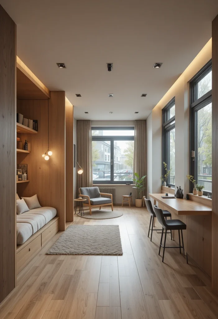 The Studio Apartment Mindset: Zones, Not Rooms Tiny Studio Apartment Ideas