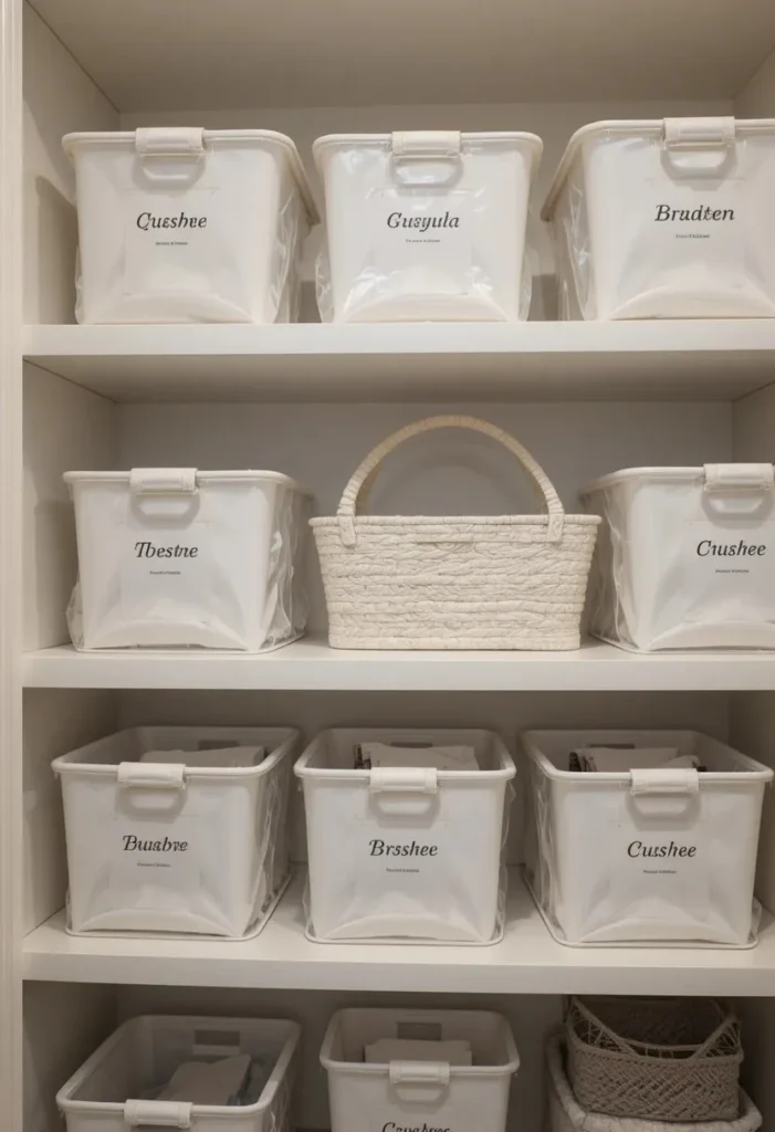 Label Everything Tiny Closet Organization Ideas