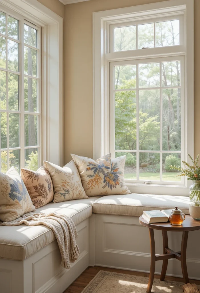 Use a Window Seat If You Have the Depth Use a Window Seat If You Have the Depth Tiny Sunroom Ideas