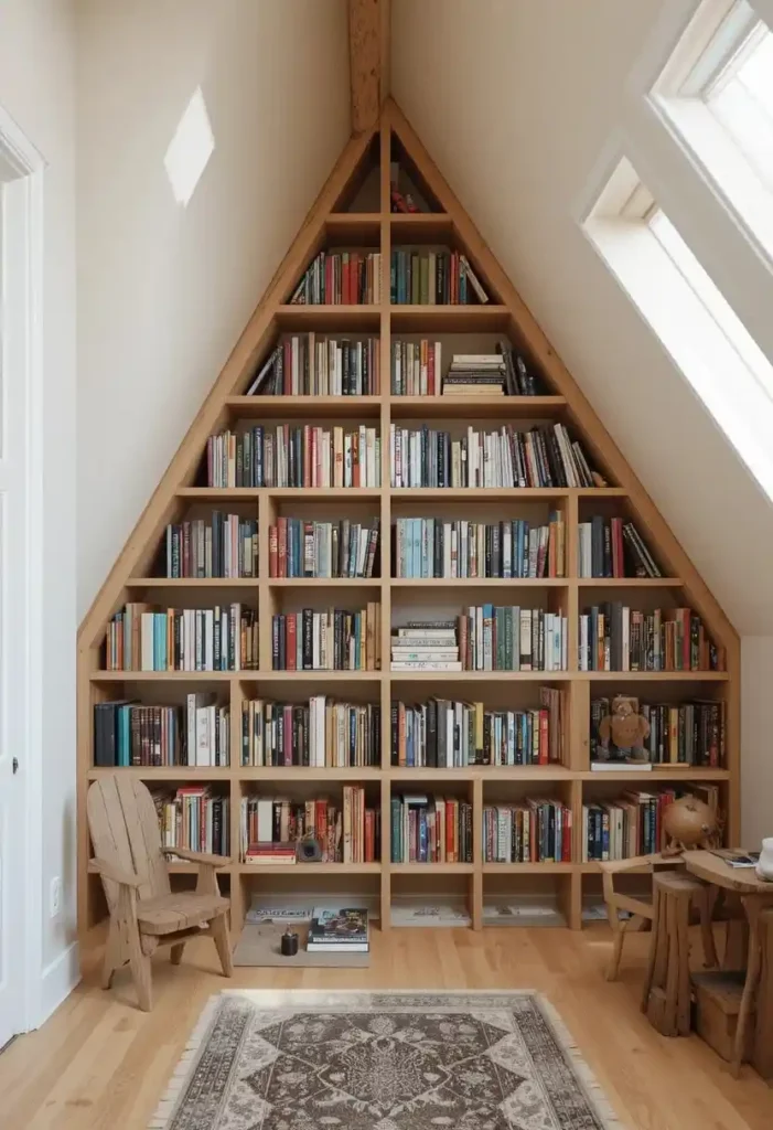Fill Awkward Nooks With Custom DIY Shelving