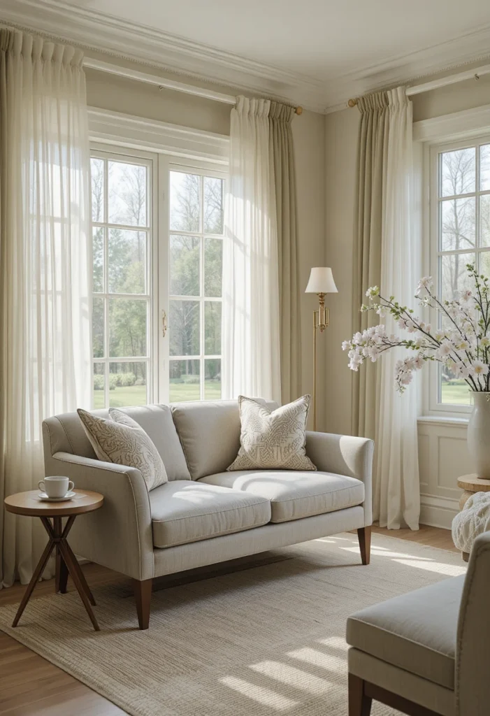 Use a Loveseat Instead of a Sofa Use a Loveseat Instead of a Sofa Tiny Sunroom Ideas