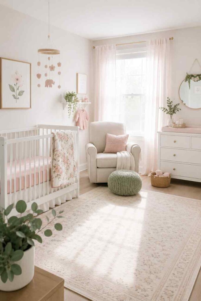 Pick a Light, Airy Color Palette Tiny Nursery Ideas