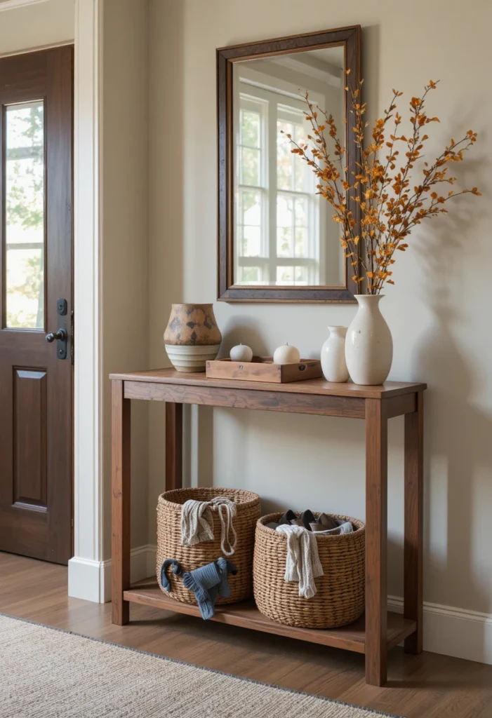 Build Storage Into the Stair Landing Tiny Mudroom  Ideas