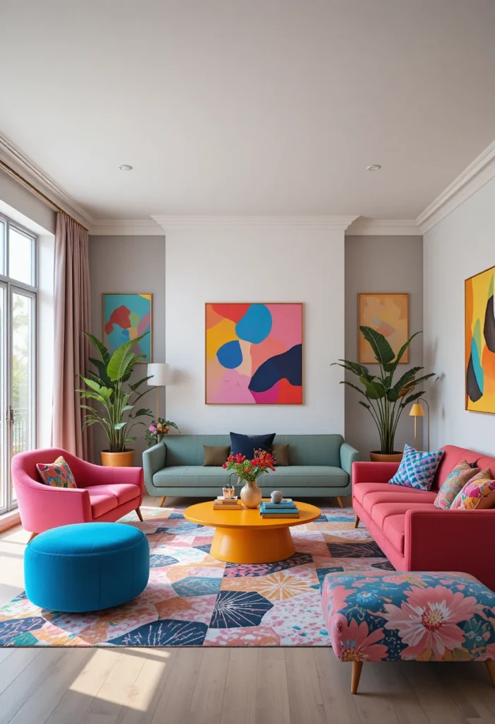 Bold Color Pop Modern with Graphic Lines