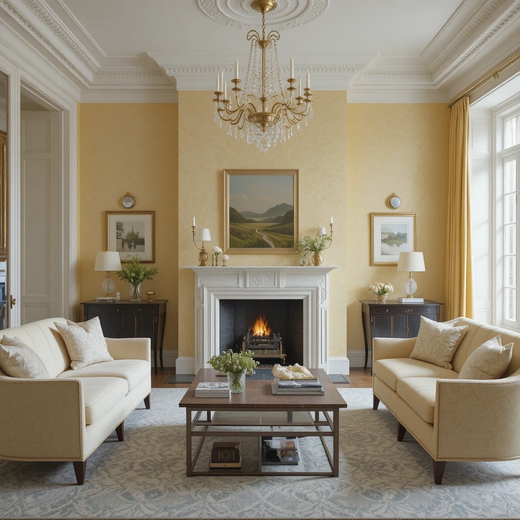Experiment with Butter Yellow Wallpaper