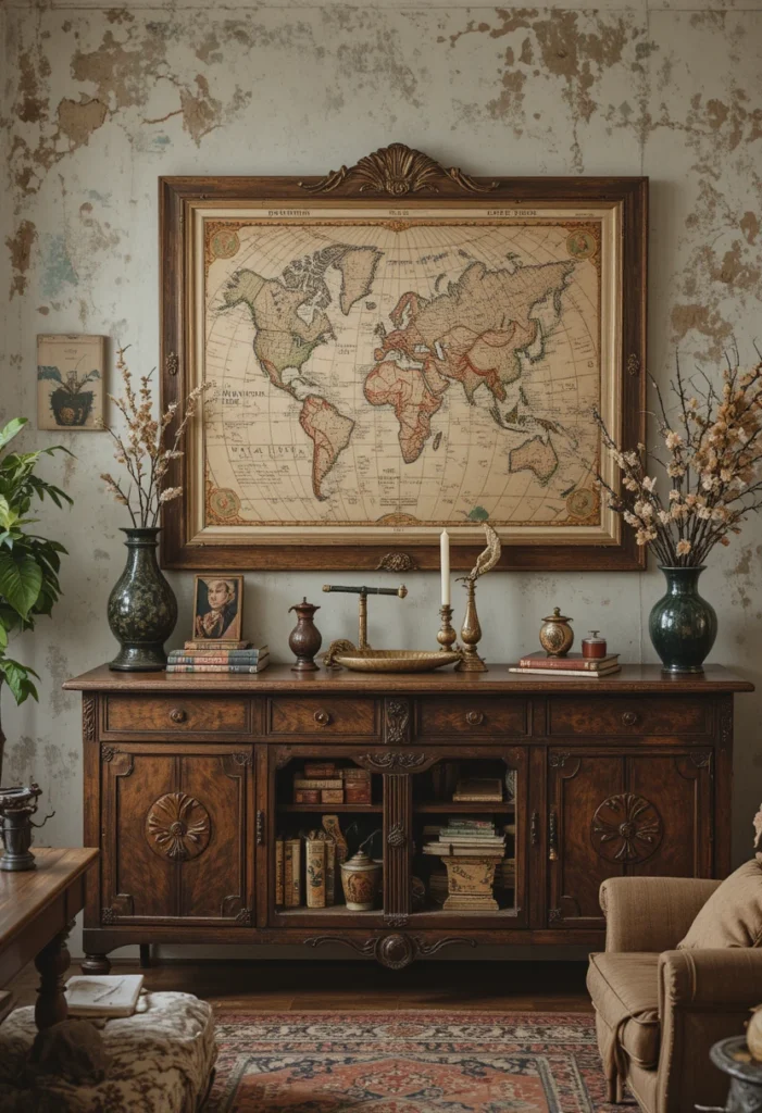 Frame a Vintage Map